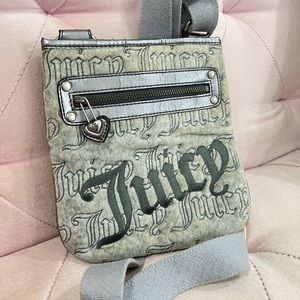 Y2K Vintage Juicy Couture Gray Crossbody Bag